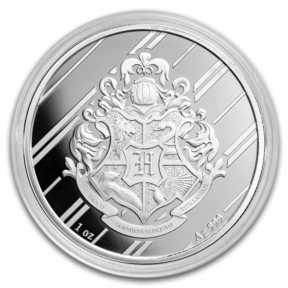 Harry Potter 1 oz Silver Houses; Gryffindor BU