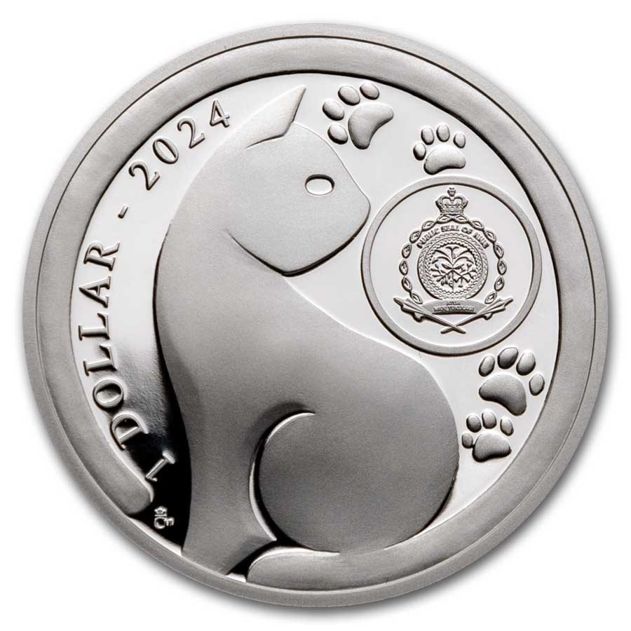 2024 Niue 1 oz Silver Proof Cat Breeds: British Shorthair