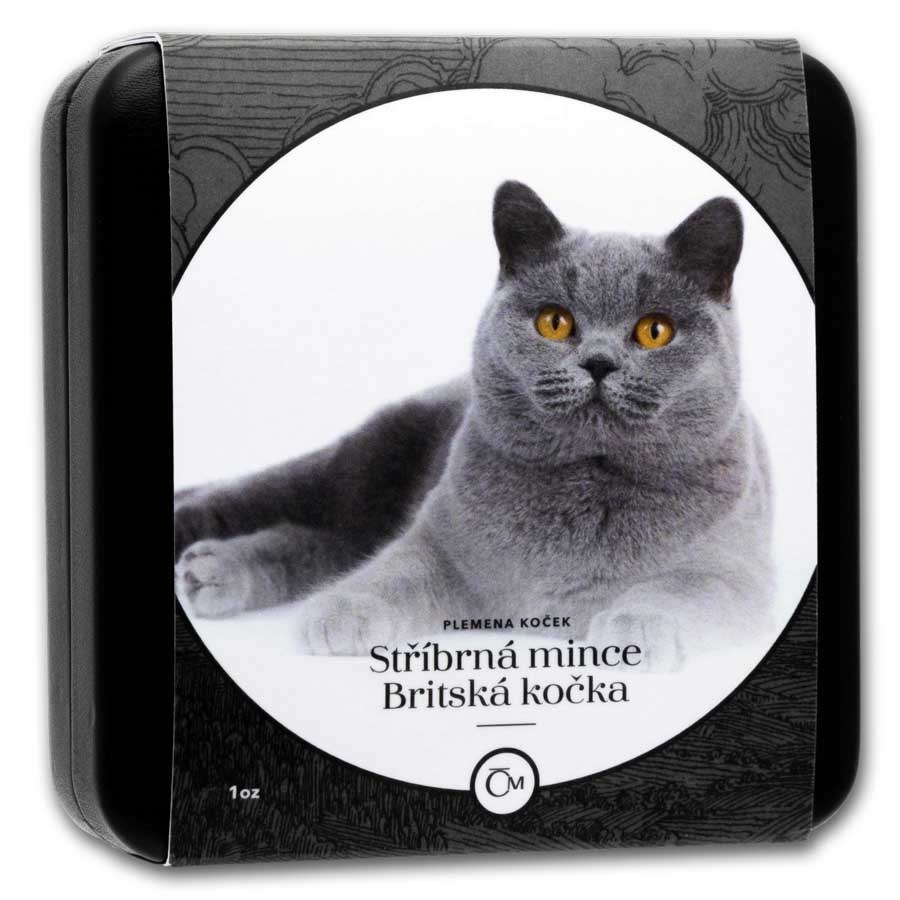 2024 Niue 1 oz Silver Proof Cat Breeds: British Shorthair