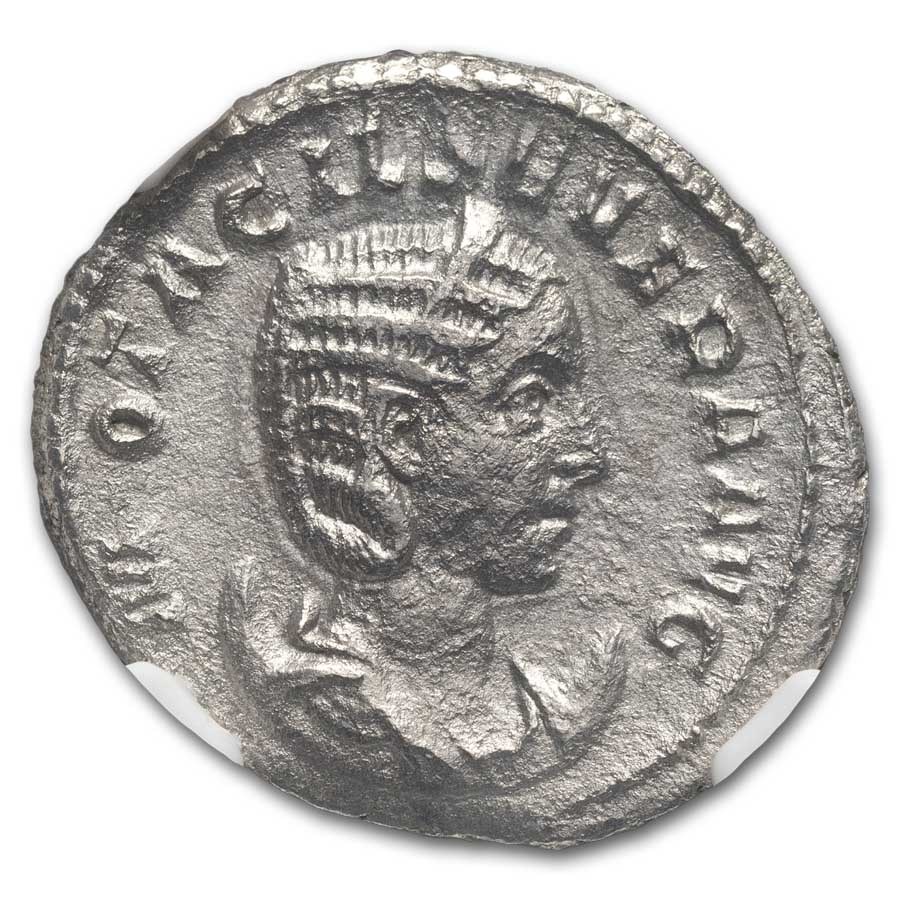 Roman Empire Double Denarius Otacilia Severa (244-49 AD) VF NGC