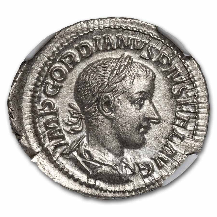Rome Dbl Denarius Gordian III 238-244 AD MS NGC (Random Coin)