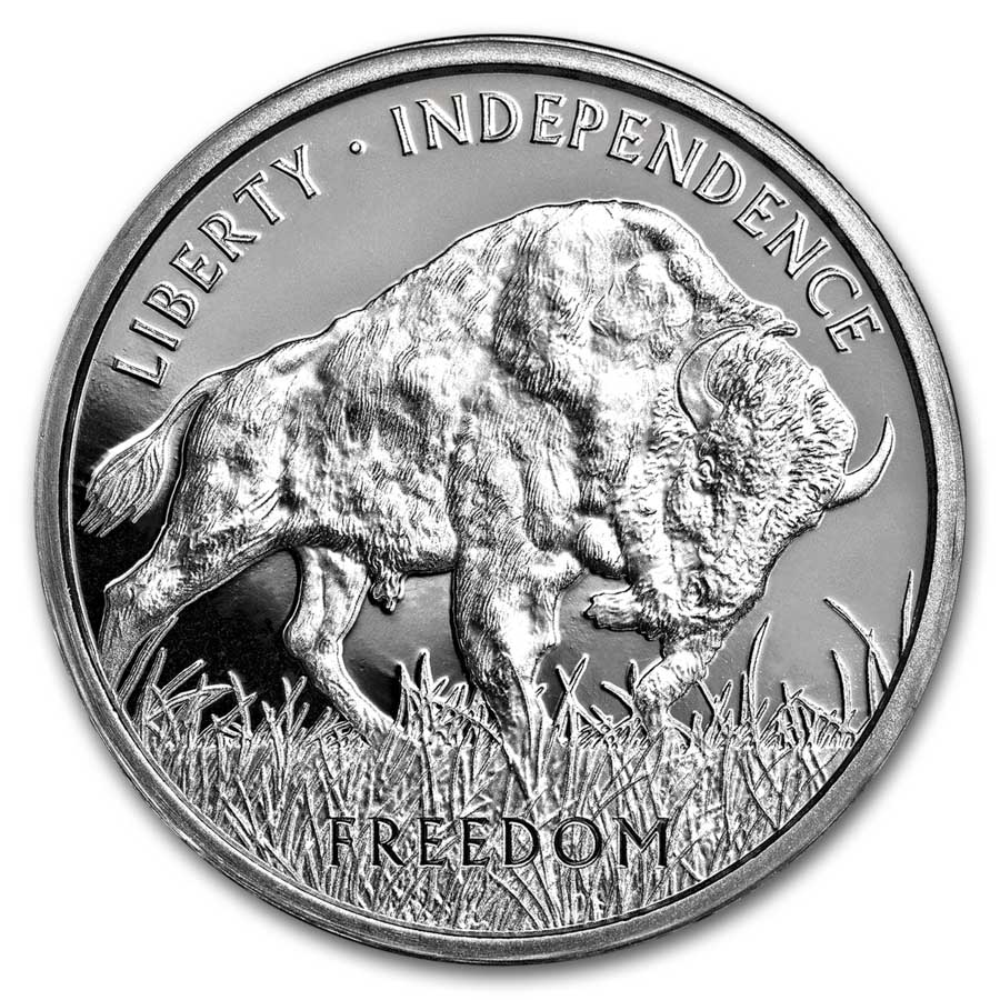 1 oz Silver Round - PAMP Buffalo 1 oz Silver Round - PAMP Buffalo