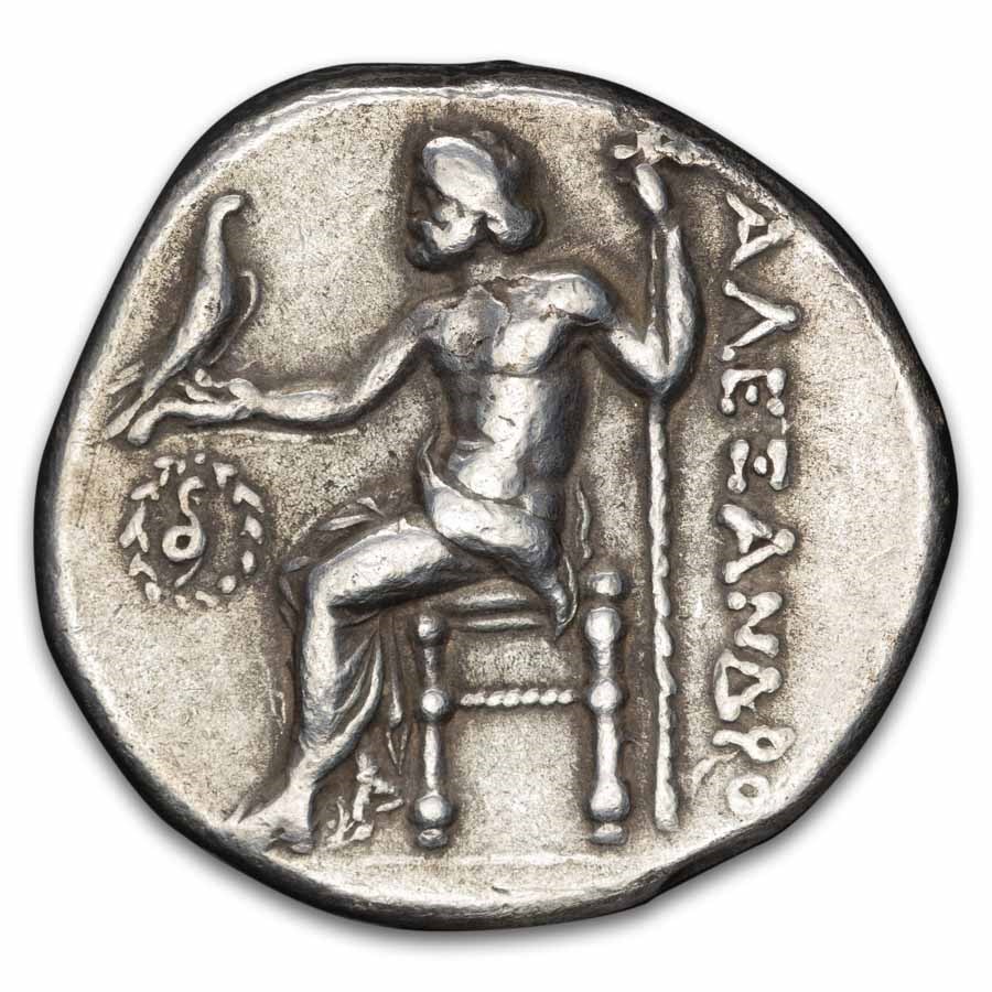 Macedon AR Tetradrachm Alexander III 336-323 BC XF (Random Coin)
