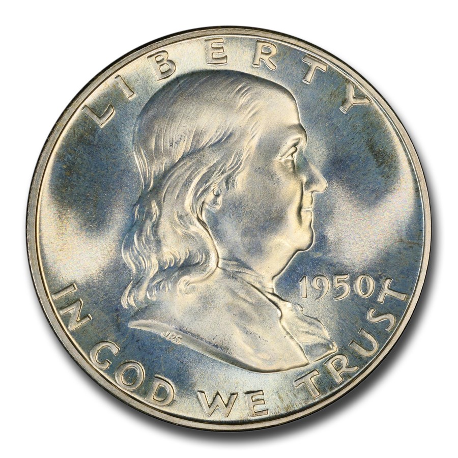 1950 Franklin Half Dollar PR-68 PCGS