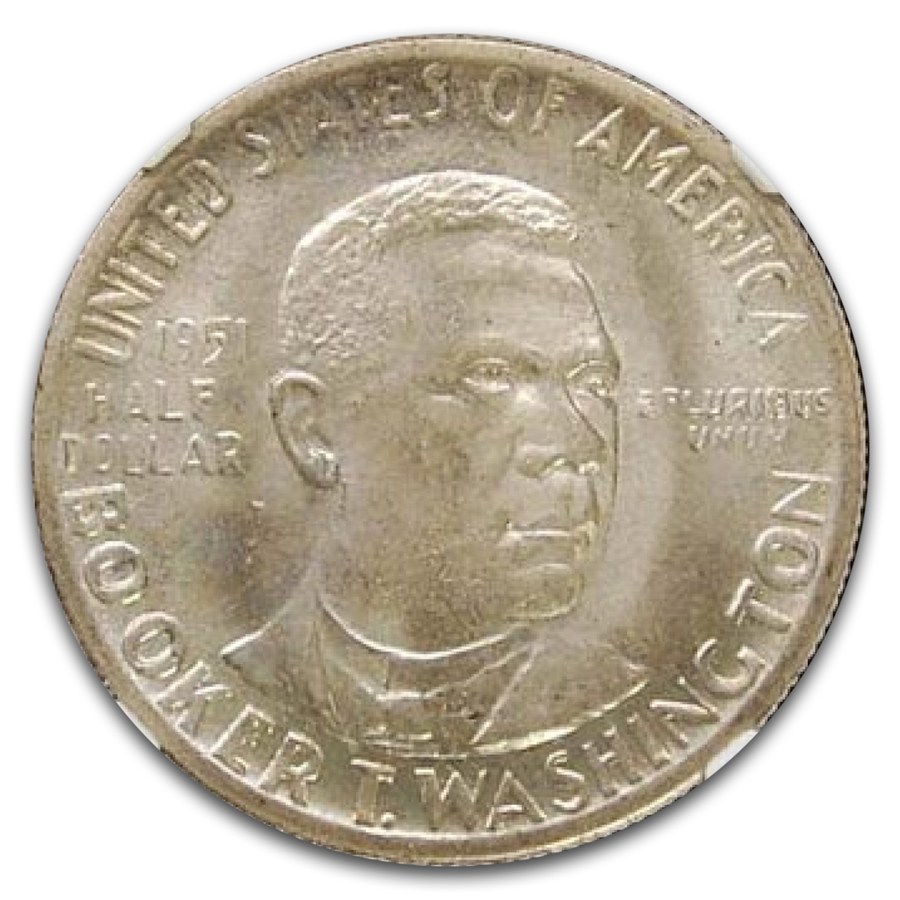 1951 Booker T. Washington Half Dollar MS-67 NGC