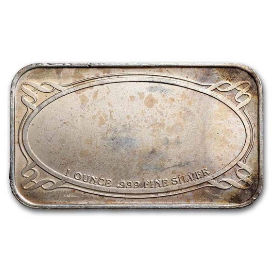 1 oz Silver Art Bar - Vintage Firearms