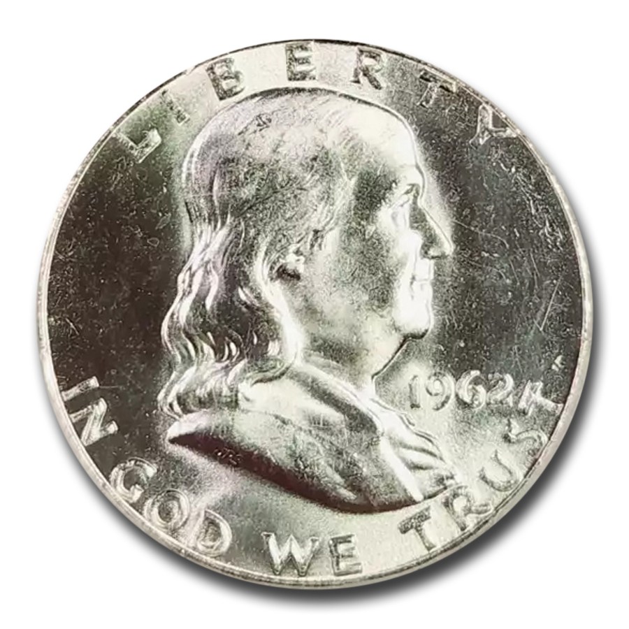 1962 Franklin Half Dollar MS-65 PCGS
