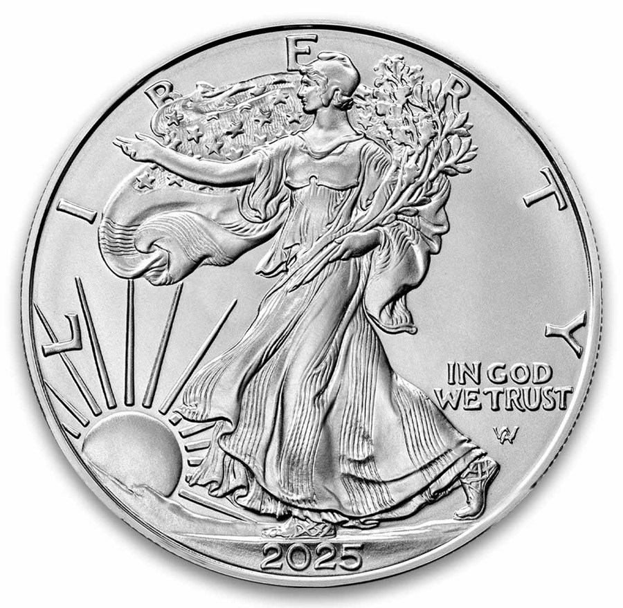 2025 American Silver Eagle MS-70 CAC (First Day of Delivery)