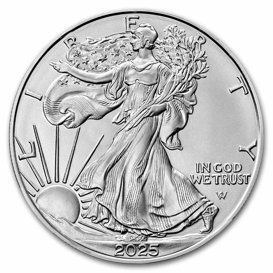 2025 1 oz American Silver Eagle Coin BU 2025 1 oz American Silver Eagle Coin BU