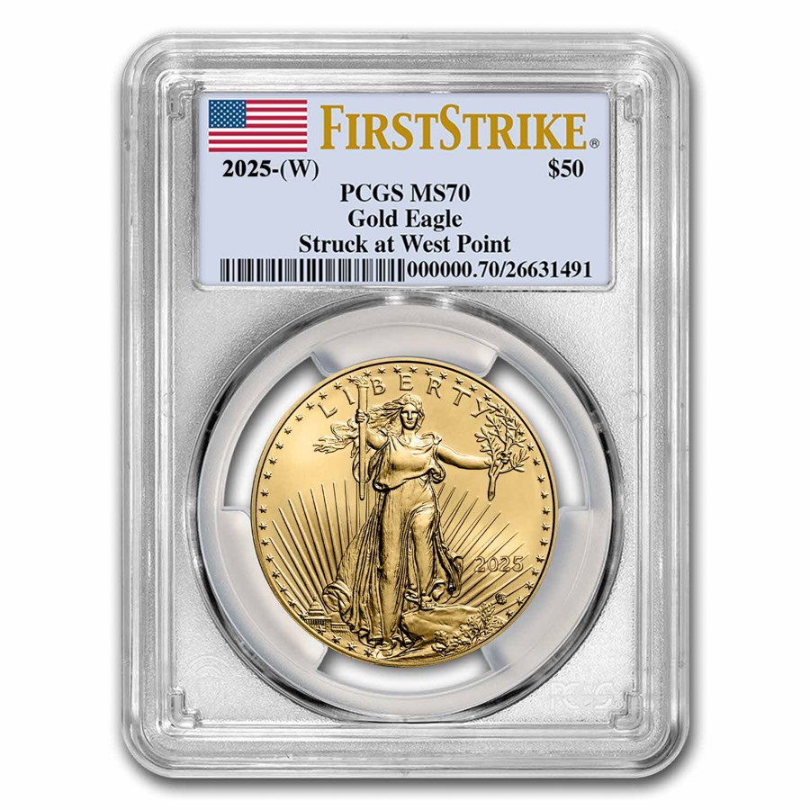 2025-(W) 1 oz American Gold Eagle MS-70 PCGS (FirstStrike®)