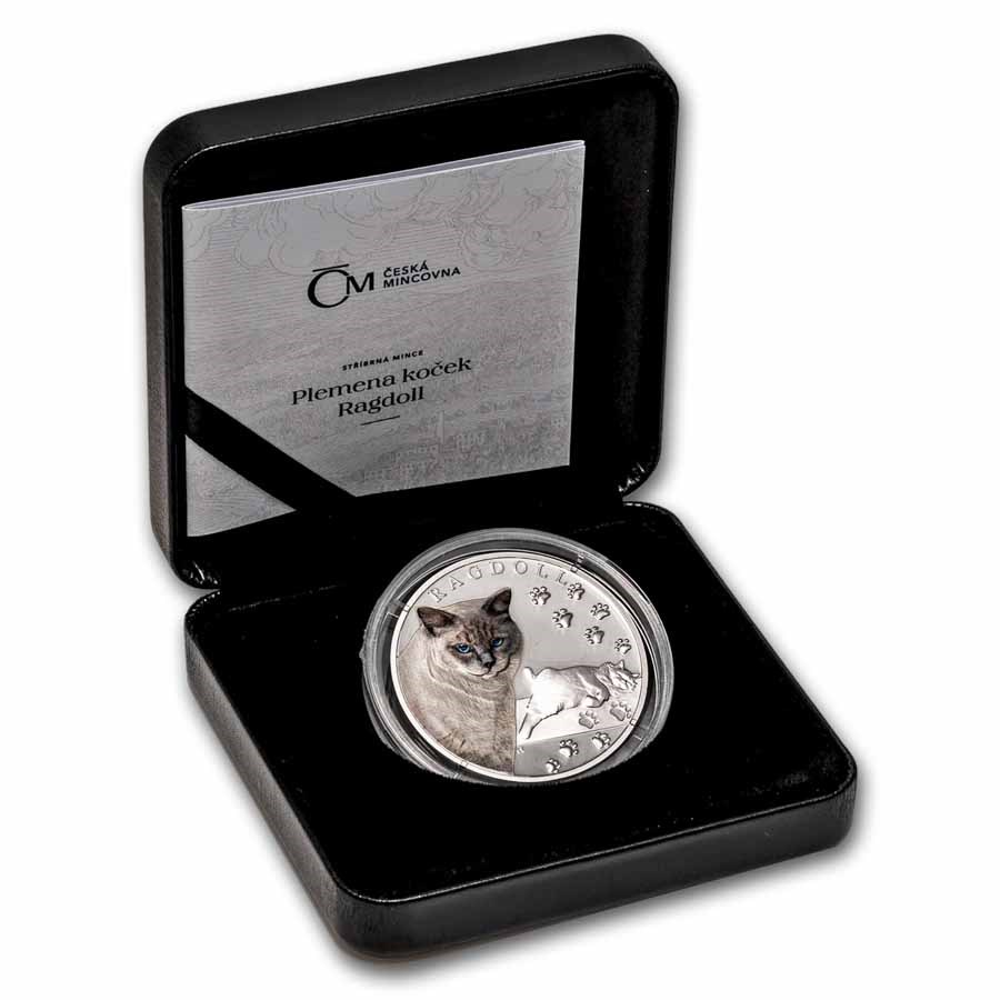 2025 Niue 1 oz Silver Proof Cat Breeds: Ragdoll