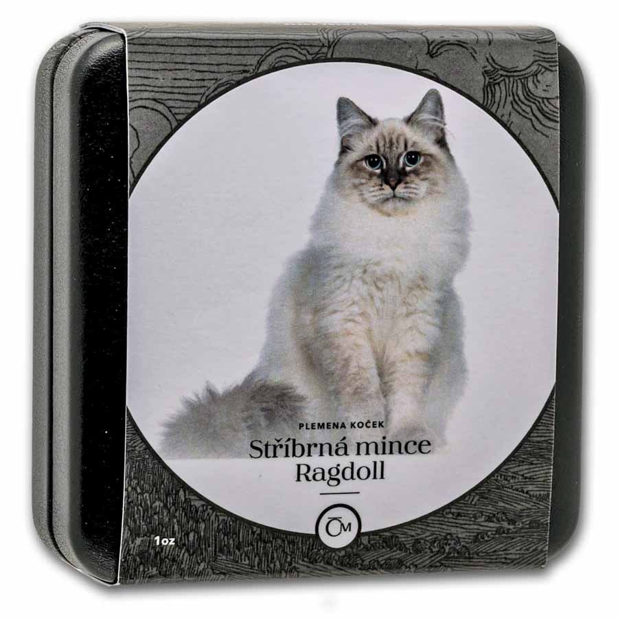 2025 Niue 1 oz Silver Proof Cat Breeds: Ragdoll