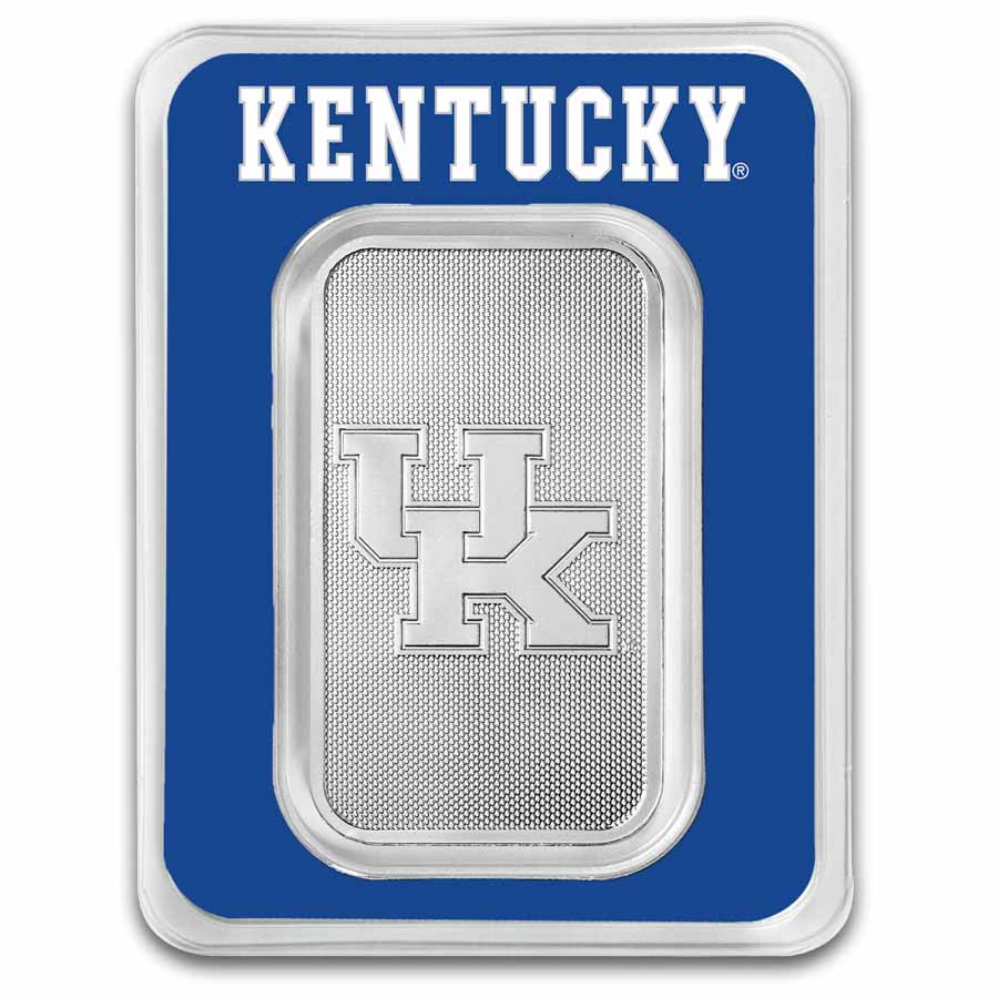 University of Kentucky 1 oz Silver Bar (in TEP)