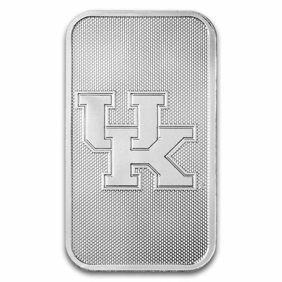 University of Kentucky 1 oz Silver Bar (in TEP)