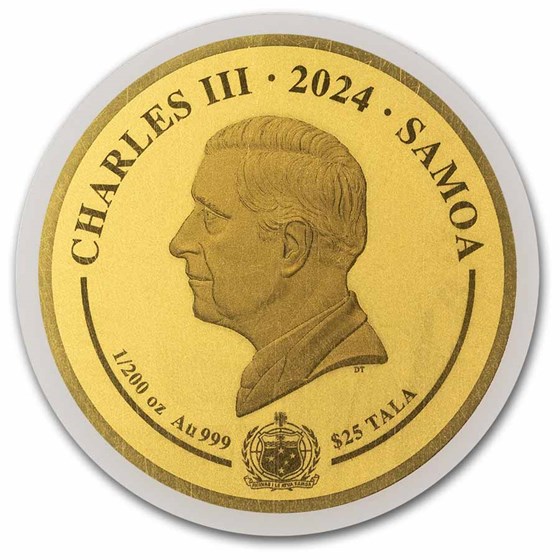 2024 Samoa 1/200 oz Gold Harry Potter: Ravenclaw