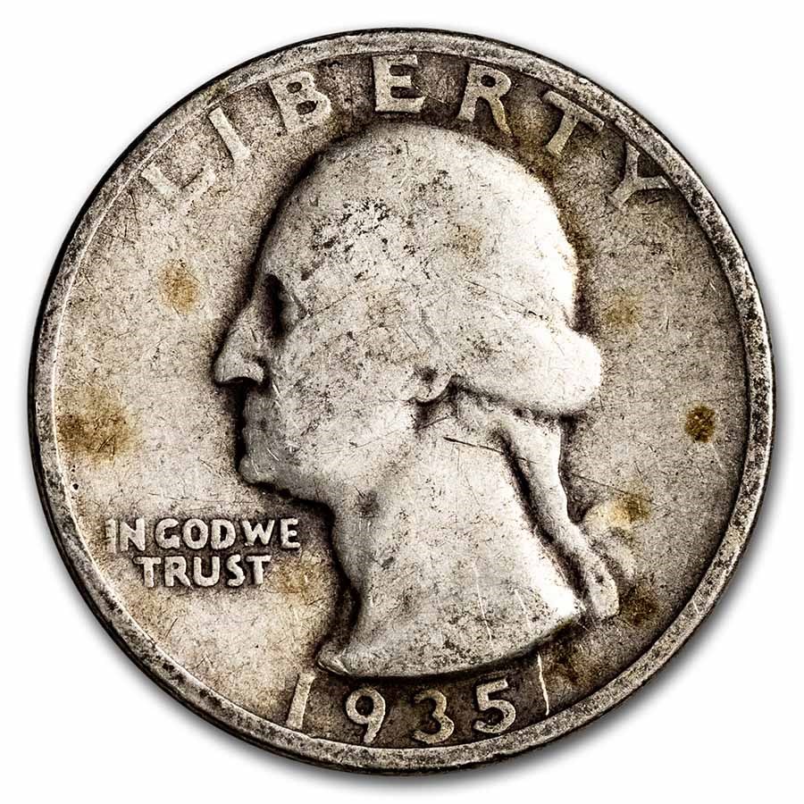 1935-D Washington Quarter Fine