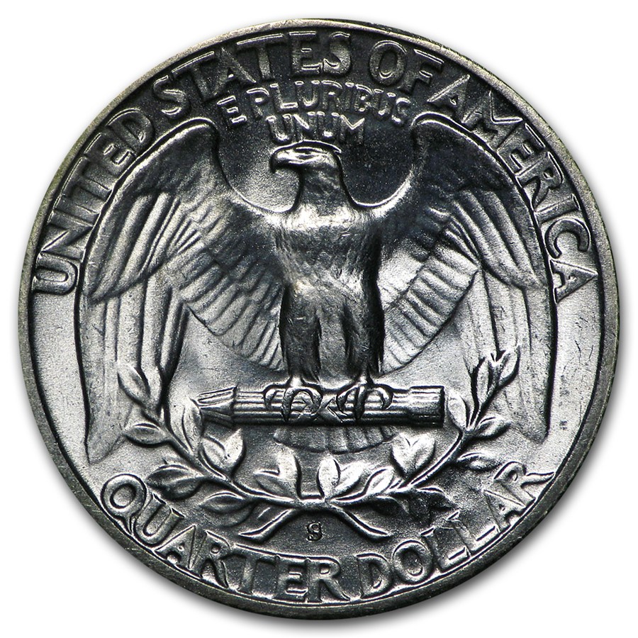 1942-S Washington Quarter BU