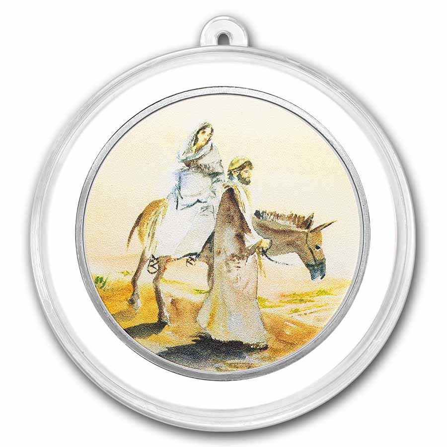 2026 1 oz Silver Colorized Round - Journey to Bethlehem