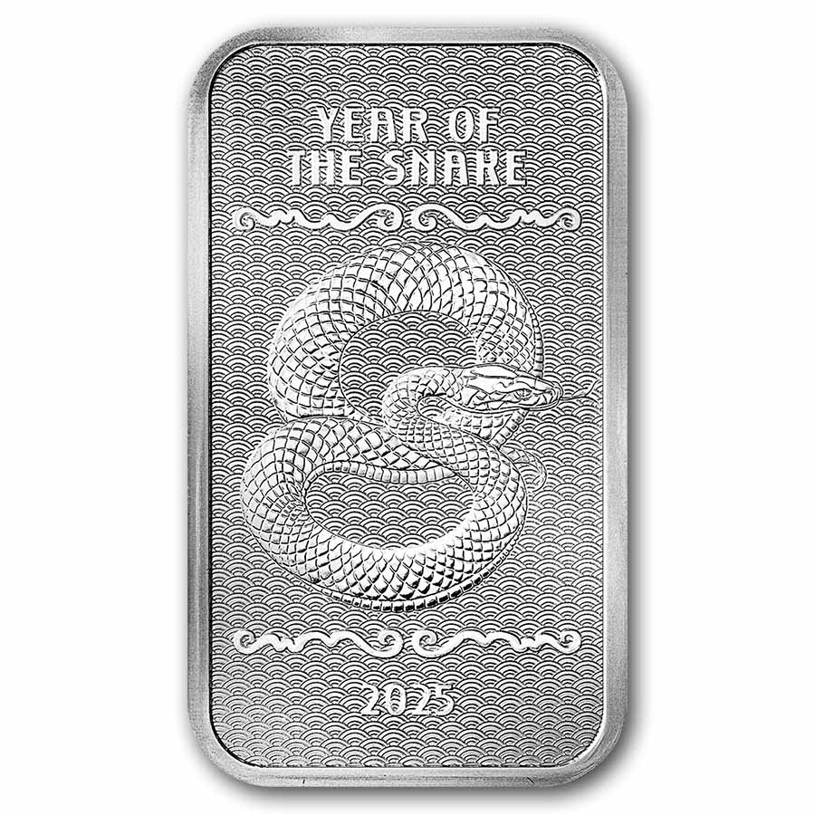 10 oz Silver Bar - 2025 APMEX Year of the Snake (Series 2) 10 oz Silver Bar - 2025 APMEX Year of the Snake (Series 2)
