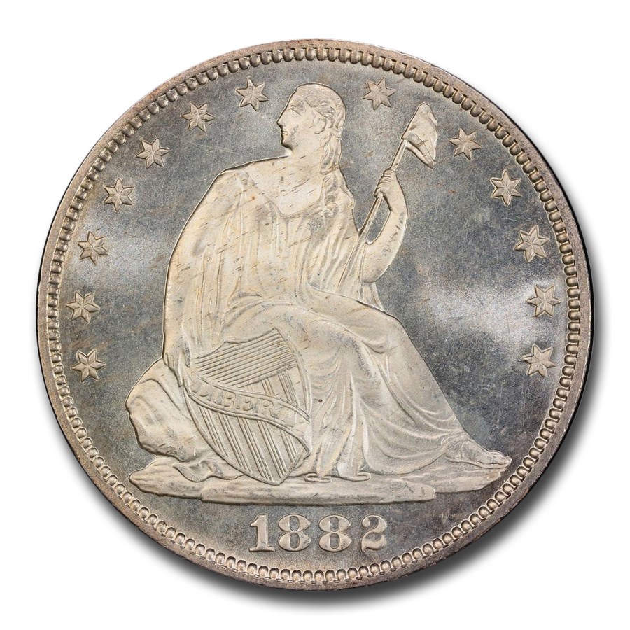 1882 Liberty Seated Half Dollar MS-67 PCGS
