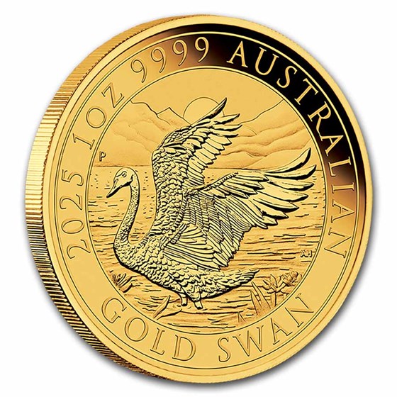2025 Australia 1 oz Gold Swan BU