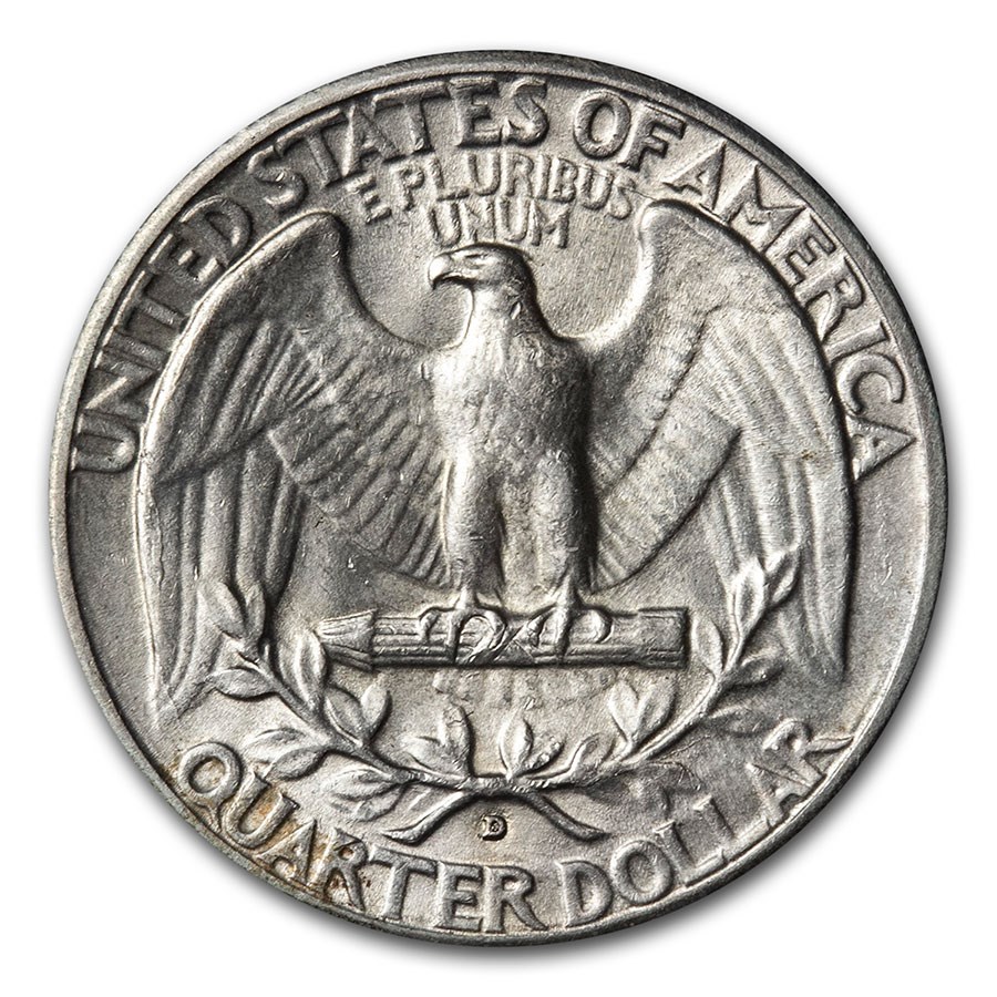 1941-D Washington Quarter AU