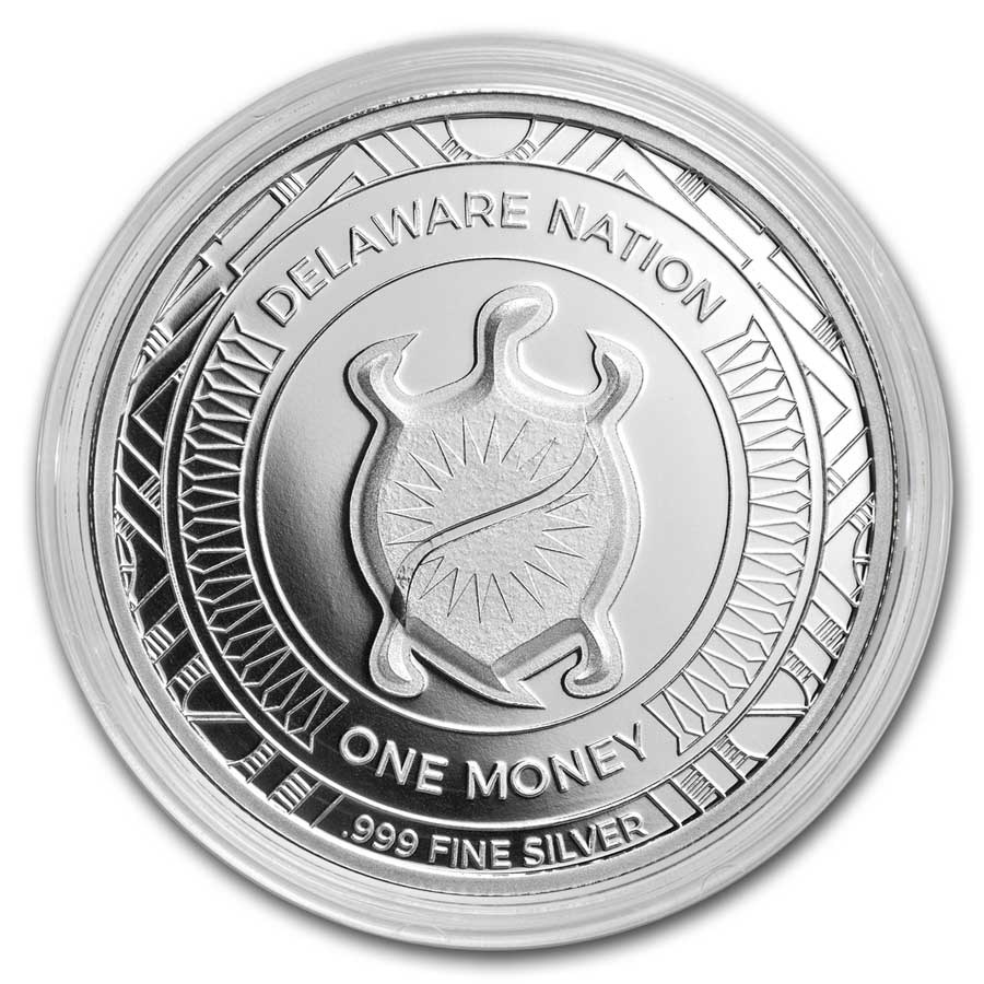 Delaware Nation 1 oz Silver BU
