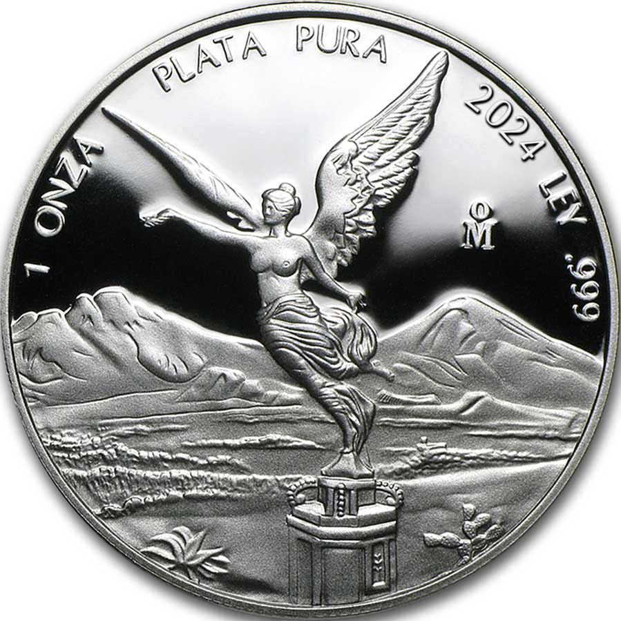2024 Mexico 1 oz Silver Libertad Proof (In Capsule)