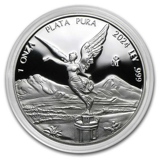 2024 Mexico 1 oz Silver Libertad Proof (In Capsule)