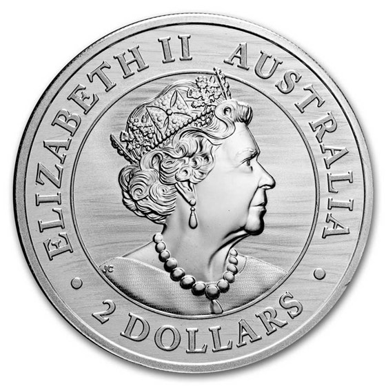 2022 Australia 2 oz Silver $2 Australian Wildlife BU