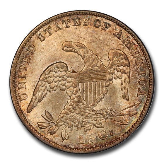 1836 Capped Bust Quarter MS-65 PCGS CAC