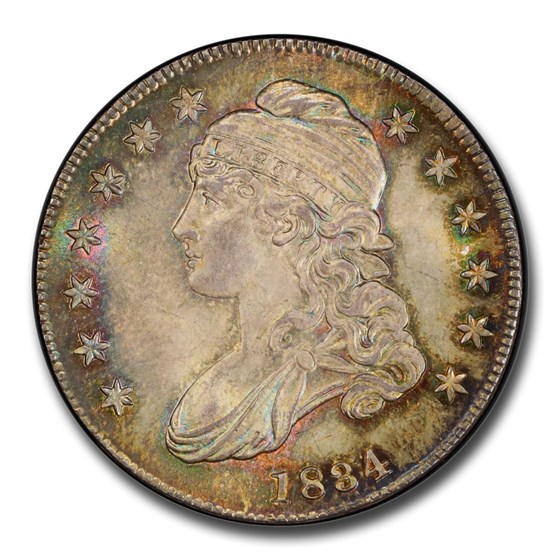 1834 Capped Bust Half Dollar MS-66 PCGS (Sm. Date, Sm. Letters)