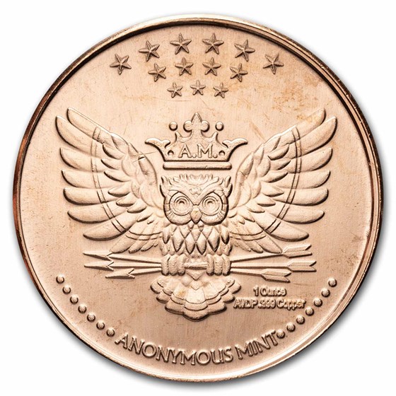 1 oz Copper Round - Memento Mori