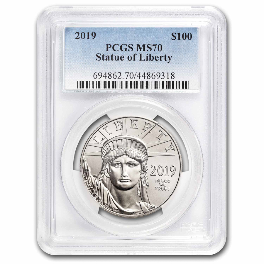 2019 1 oz American Platinum Eagle MS-70 PCGS