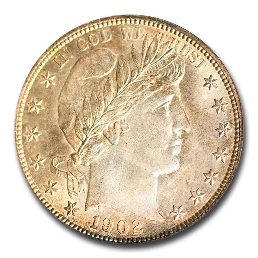 1902-O Barber Half Dollar MS-66 PCGS