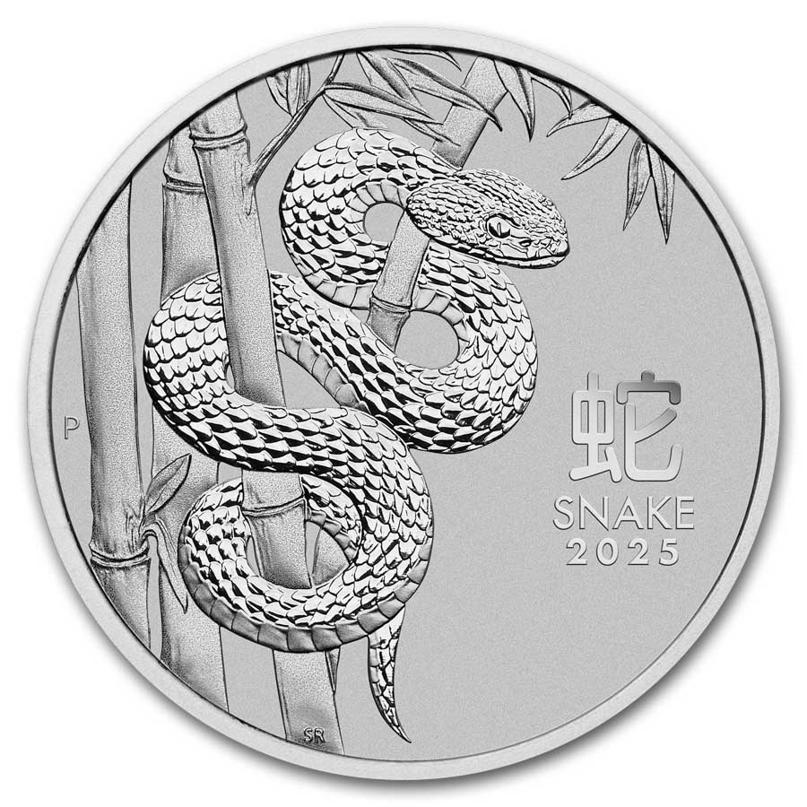 2025 Australia 1 oz Platinum Lunar Snake BU (Series III) 2025 Australia 1 oz Platinum Lunar Snake BU (Series III)