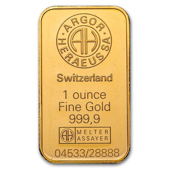 2024 1 oz Gold Bar - Argor-Heraeus Year of the Dragon (Assay)