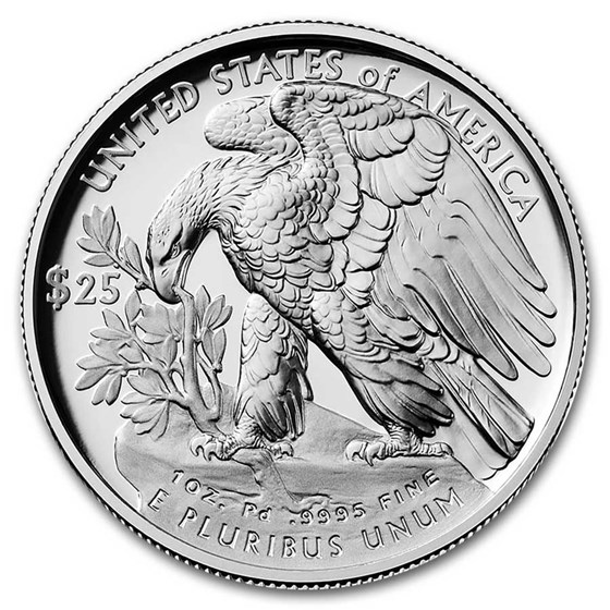 2024-W 1 oz Proof American Palladium Eagle (w/Box &amp; COA)