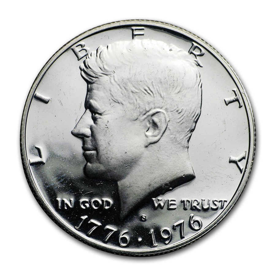 1976-S 40% Silver Kennedy Half Dollar 20-Coin Roll Proof 1976-S 40% Silver Kennedy Half Dollar 20-Coin Roll Proof