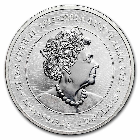 2023 AUS 1.5 oz Silver Australian Sea Lion Coin BU (Spotted)