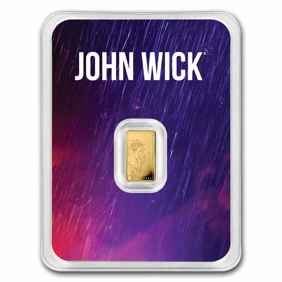 John Wick 1/2 gram Gold Bar in TEP John Wick 1/2 gram Gold Bar in TEP