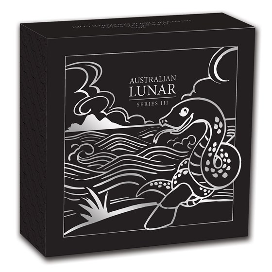 2025 AUS 1 oz Silver Lunar Snake Proof Colorized (w/Box &amp; COA)