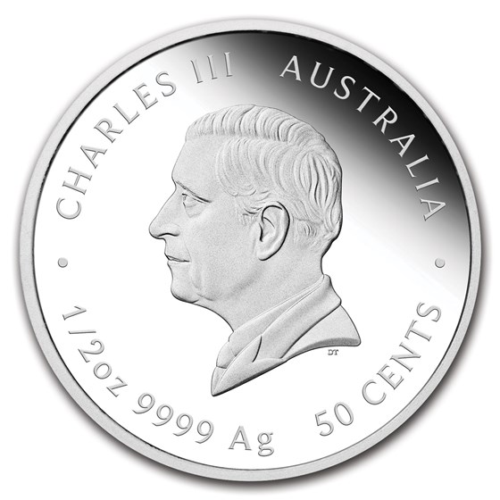 2025 Australia 1/2 oz Silver Lunar Snake Proof (w/Box &amp; COA)