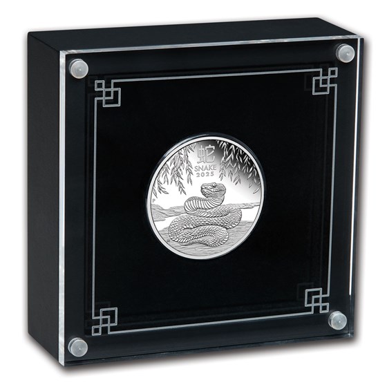 2025 Australia 1/2 oz Silver Lunar Snake Proof (w/Box &amp; COA)