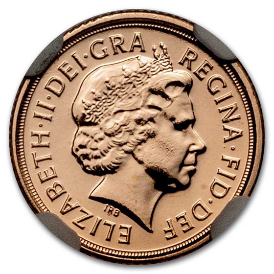 2009 Great Britain Gold 1/4 Sovereign MS-69 NGC