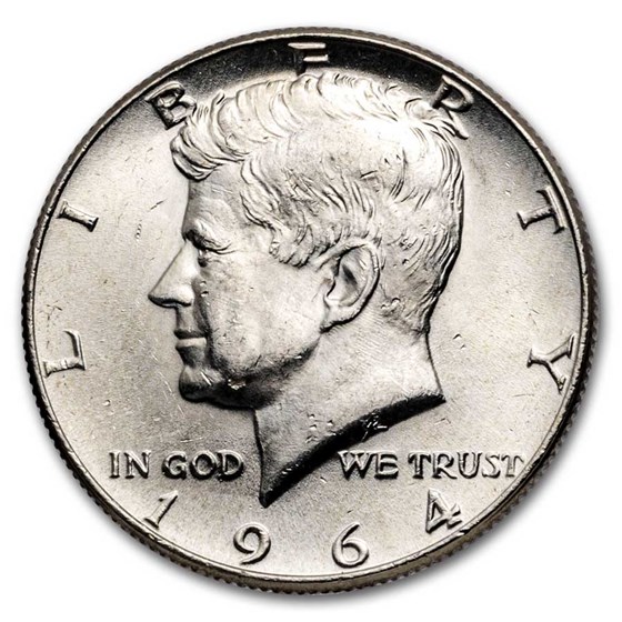 4-Coin 90% Silver Half-Dollar Set in Red Velvet Pouch