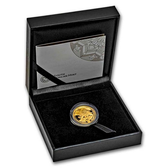 2024 South Africa 1/4 oz Proof Gold Big Five Elephant