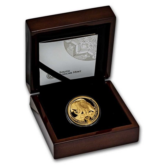 2024 South Africa 1 oz Proof Gold Big Five Elephant