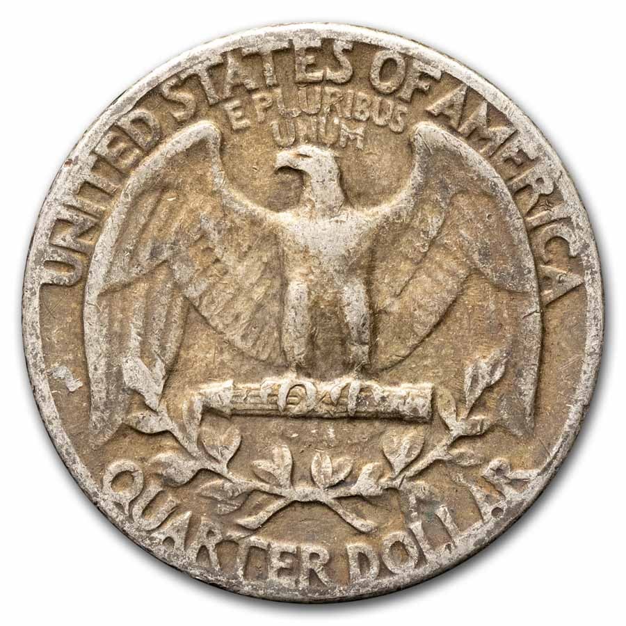 1952 Washington Quarter 40-Coin Roll Avg Circ