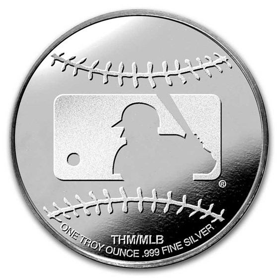 MLB New York Mets 1 oz Silver Round (w/Box)